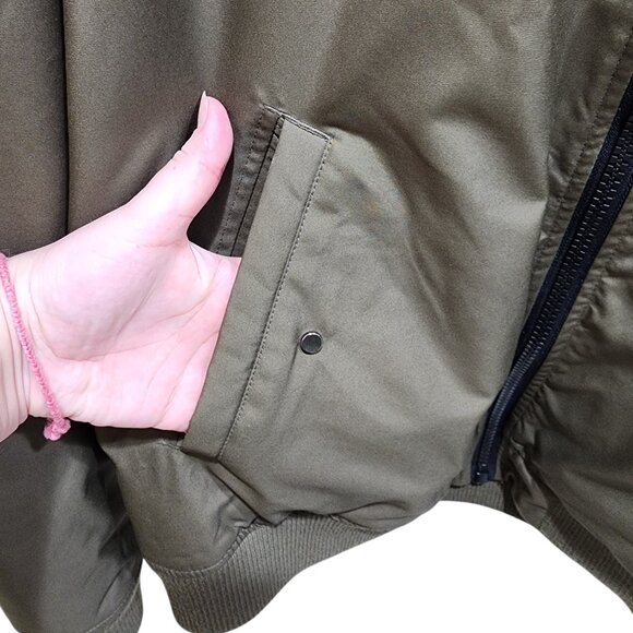 Point Zero Canadian Collection Men's Size M Jacket Olive Lightweight Outdoor - Picture 6 of 16